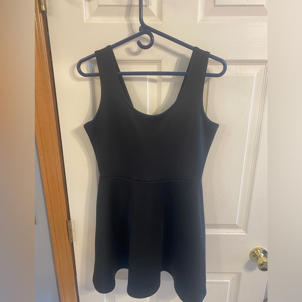 Black Bow on Back Dress